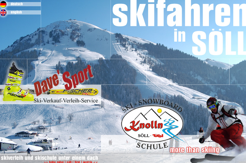 Skifahren in Söll